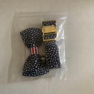 Dogwong American Flag Dog Collar With Bowtie Large Dog Brand New